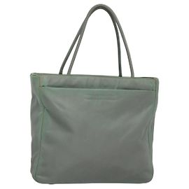 PRADA Sac à main en nylon vert Auth bs23688 Vert