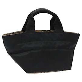 Autre Marque-Burberrys Blue Label Hand Bag Nylon Black Auth ep7884-Black