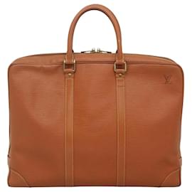 Louis Vuitton-LOUIS VUITTON Epi Porte Documents Voyage Bag Zipangu Gold M54478 LV Auth ep7973-Other