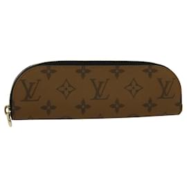 Louis Vuitton-LOUIS VUITTON Monogram Reverse Pencil Pouch Charlotte Pen Case GI1165 Auth MY088-Monogram