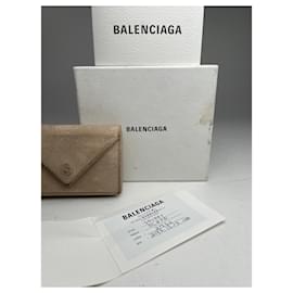 Balenciaga-BALENCIAGA Wallets T.  Leather-Beige
