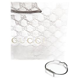 Relógio de aço vintage Gucci Horsebit prateado Prata