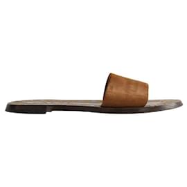 Prada-Suede mules-Brown