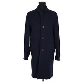 Lacoste Abrigo de lana azul Azul
