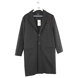 Apc Black wool coat Black