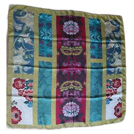 Pierre Louis Mascia lenço CIALDA de seda 90x90 cm Multicor