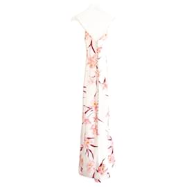 Zimmermann-Zimmermann Corsage Linen Maxi Dress-Pink