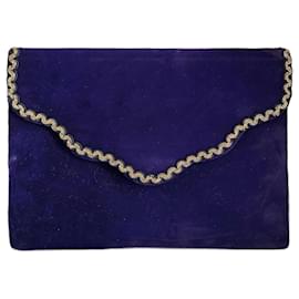 Pochete Yves Saint Laurent Roxo escuro