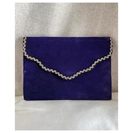 Yves Saint Laurent-Yves Saint Laurent pouch-Dark purple