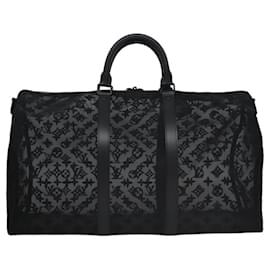 Louis Vuitton-Louis Vuitton Keepall Bandouliere 50-Black