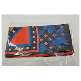 Sciarpa MCM in seta multicolore Multicolore