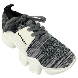 Givenchy Black / White Jaw Knit Low Top Sneakers Black