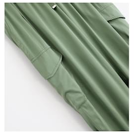 Autre Marque-Cami NYC Elsie Silk Cargo Track Pants-Green