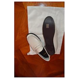 Saint Laurent-Cassandre loafers Saint Laurent-Cream