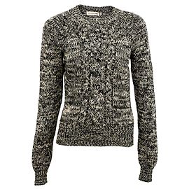 Isabel Marant Etoile Geflochtenes Strickwolloberteil Isabel Marant Étoile Größe S Schwarz Roh