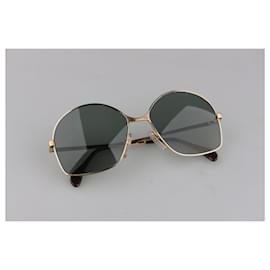 Autre Marque-Bausch & Lomb Vintage Mod 516 Sunglasses Gold Metal 1/20 10K GF-Golden