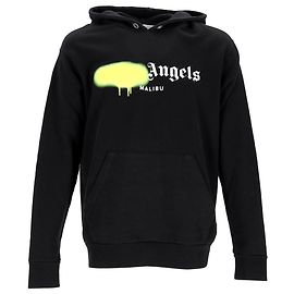 Sudadera Palm Angels Los Ángeles Rociada en Algodón Negro Negro