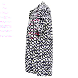 Valentino Garavani-Valentino Logo-Print Regular-Fit Shirt In Multicolor Cotton-Multiple colors