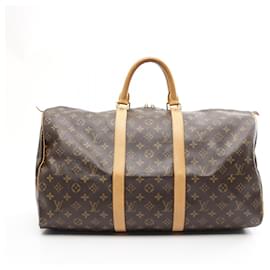 Louis Vuitton-Louis Vuitton Keepall 50 Boston Bag Monogram-Brown