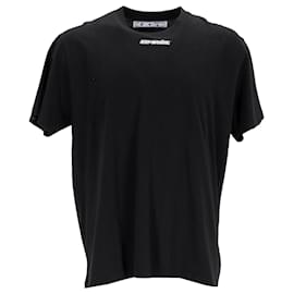 Off White-T-shirt Off-White Marker S/S en coton noir-Noir