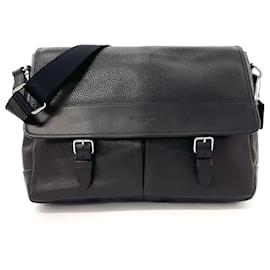Coach-Coach Leather Henry Messenger Bag F54149-Black