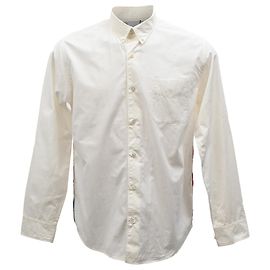 Camisa Visvim Lungta Stars em algodão branco Branco Cru