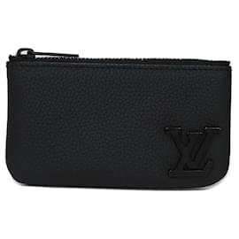 Louis Vuitton-Louis Vuitton Coin Card Key Case Pochette M81031-Black