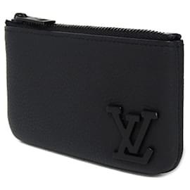 Louis Vuitton-Louis Vuitton Coin Card Key Case Pochette M81031-Black