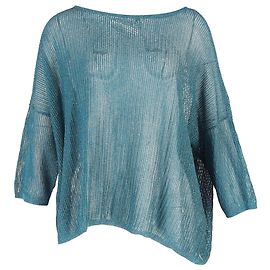 Túnica solta de malha Missoni em poliéster turquesa Outro