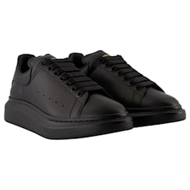 Alexander Mcqueen-Sneakers Oversized - Alexander McQueen - Leather - Black-Black