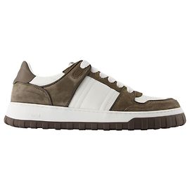 Baskets Mid - AMI Paris - Cuir - Blanc Blanc
