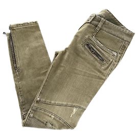 Jean Vert Effet Usé/Déchiré – Balmain – Taille 40  Autre