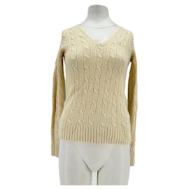 Ralph Lauren-RALPH LAUREN Knitwear T.International S Linen-Cream