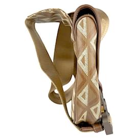 Christian Dior-Christian Dior Saddle Bag-Brown,Beige