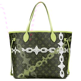 Louis Vuitton-Louis Vuitton Brown Monogram Bay Neverfull MM-Brown