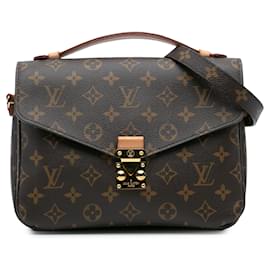 Louis Vuitton-Louis Vuitton Brown Monogram Pochette Metis-Brown