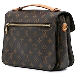 Louis Vuitton-Louis Vuitton Brown Monogram Pochette Metis-Brown