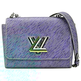 Louis Vuitton-Louis Vuitton Blue Epi Denim Twist MM-Blue