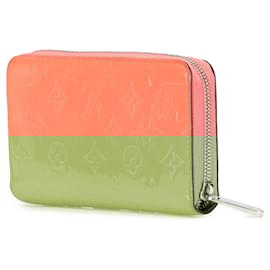 Louis Vuitton-Louis Vuitton Pink Monogram Vernis Zippy Long Wallet-Pink