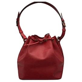 Louis Vuitton-Louis Vuitton Epi Petit Noe Shoulder Bag-Red