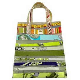 Hermès-Sac à main tote multicolore Hermes-Multicolore