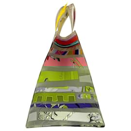 Hermès-Sac à main tote multicolore Hermes-Multicolore