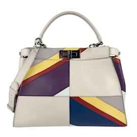 Fendi-Fendi Peekaboo Medium Leather Handbag-Multiple colors
