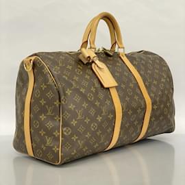 Louis Vuitton-Louis Vuitton Boston Bag Monogram Keepall Bandouliere 50-Brown