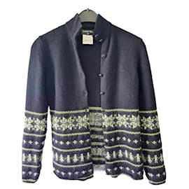 Chanel-Knitwear-Navy blue