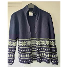 Chanel-Knitwear-Navy blue