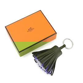 Hermès-Hermes Carmen Charm Keyring-Pink,Red,Blue