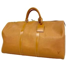 Louis Vuitton-Louis Vuitton Epi Keepall 50 Boston Bag-Golden