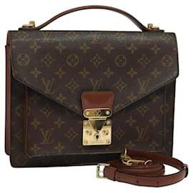 Louis Vuitton-LOUIS VUITTON Monogram Monceau 28 Hand Bag M51185 LV Auth ep8120-Monogram