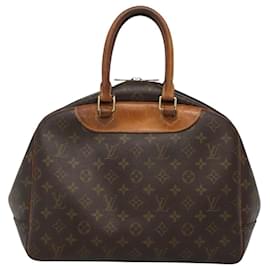 Louis Vuitton-LOUIS VUITTON Monogram Deauville Hand Bag M47270 LV Auth BA697-Monogram
